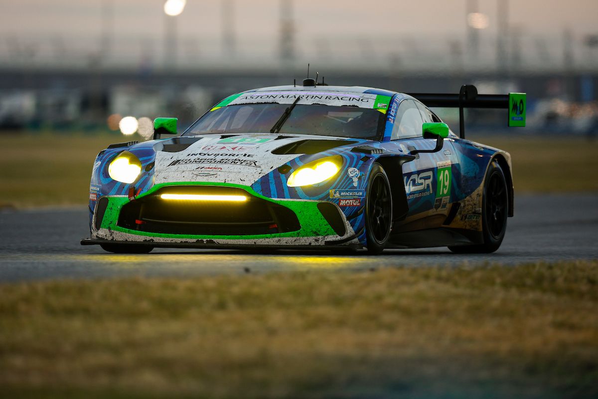 Valentin Hasse-Clot at the Rolex 24 at Daytona, 2025